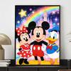 Disney Mickey Minnie Donald Diamond Art Painting Kit Magical Castle Wall Decor Handmade Gift