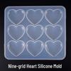 Irregular Heart-Shaped DIY Silicone Resin Mold for Creative Cake Design