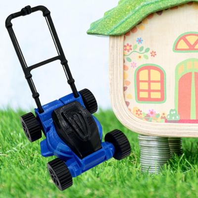 Model Doll House Creative Realistic Mini Mower Figurine Dollhouse Decoration for Gift Festive Party