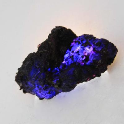 Natural Purple 82 Ct Blue Sapphire Huge Rough Earth Mined CERTIFIED Gemstone