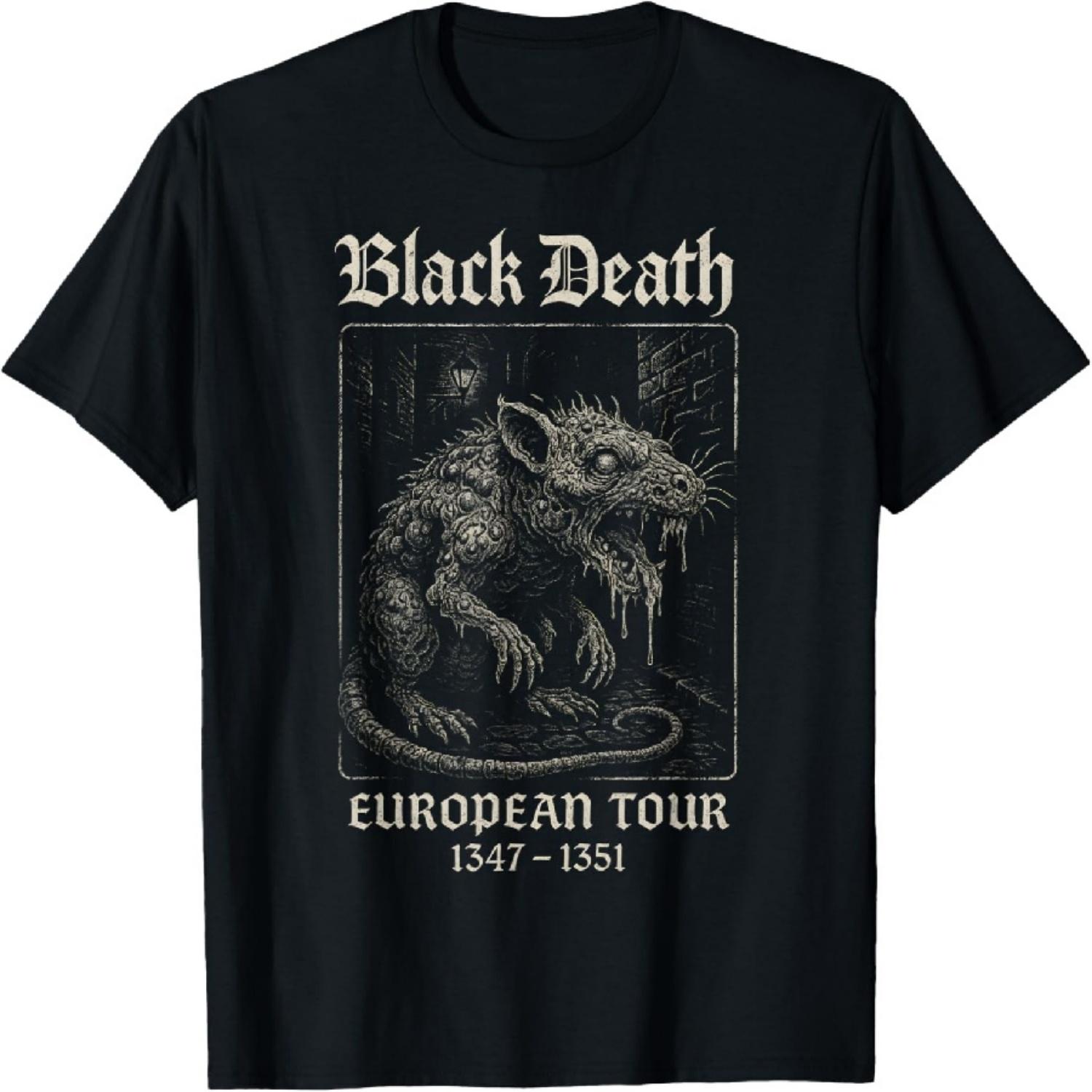

Plague Rat Black Death European Tour Occult T-Shirt XXXXXL чёрный