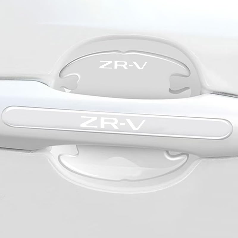Compatible Door Handle Transparent Scratch and Scuff Waterproof with Dedicated Easy DIY Set ZR-V Protector, Cover, Prevention, Sticker, Emblem,