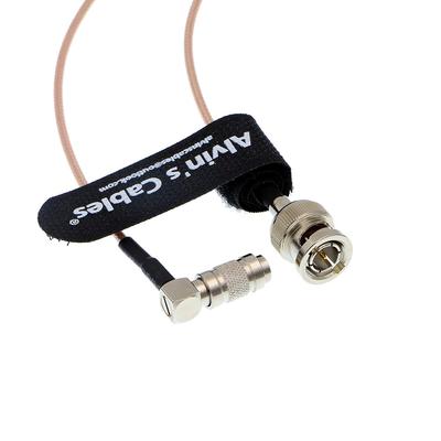 Cables Blackmagic DIN Mini BNC Right Angle To BNC Male 75ohm RG179 HD SDI Cable 1M Alvin's 1.0 / 2.3