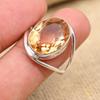 Morganite Gemstone Handmade 925 Sterling Silver Ring Jewelry