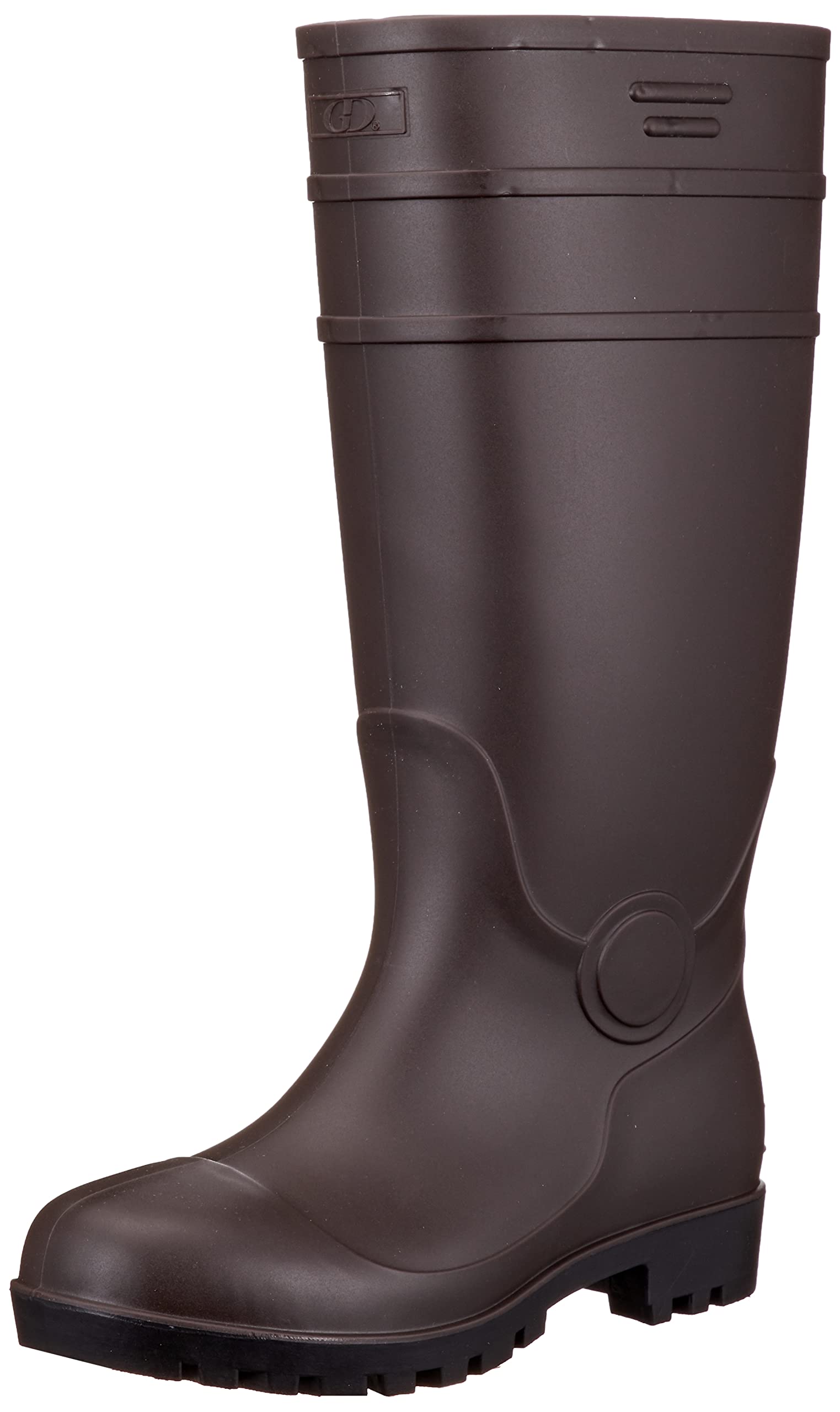 

Matte Work Color PVC Boots with Resin Toecap Oil Resistant Sole Brown cm [Gday Japan] RB-718 Men s 25.5