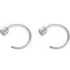 Square-shaped Ear Hook Earrings Are Hypoallergenic, Stylish, Simple, Elegant, and Suitable for Women with Pierced Ears.