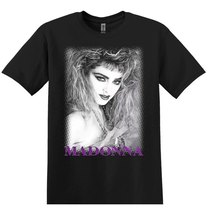 Madonna Band T-Shirt Black Unisex T-Shirt XXXL