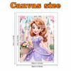 Disney Pearl Art Painting Home Wall Decor Princess Sofia Castle Art Crafts Handmade DIY Adult/Beginner Gift Creative Home Decor Frameless Canvas
