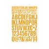 12 Sheet Alphabet Sticker Creative Vibrant Color Letter Symbol Stickers for DIY Crafts Scrapbooking Labels Water Bottle