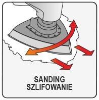 Sanding pad for the YT-34689 YATO multi-tool