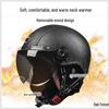 Men's & Women's Retro Electric Motorcycle Helmet - Universal Four-Season Half Helmet