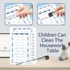 Children's Erasable Household Chore Chart, With Pen, Task Planning Board, To,do List Household Chore Schedule,5ml