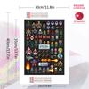Dragon Ball Chibi Pixel Art Pattern  3pcs 100% Round Full Drill 5D DIY Diamond Painting Embroidery Cross Stitch Rhinestone Décor