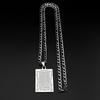 Arabic Letter Quran 4 Quls Stainless Steel Muslim Islamic Chain Necklace for Women Men Gold Plated Pendant Necklaces Jewelry