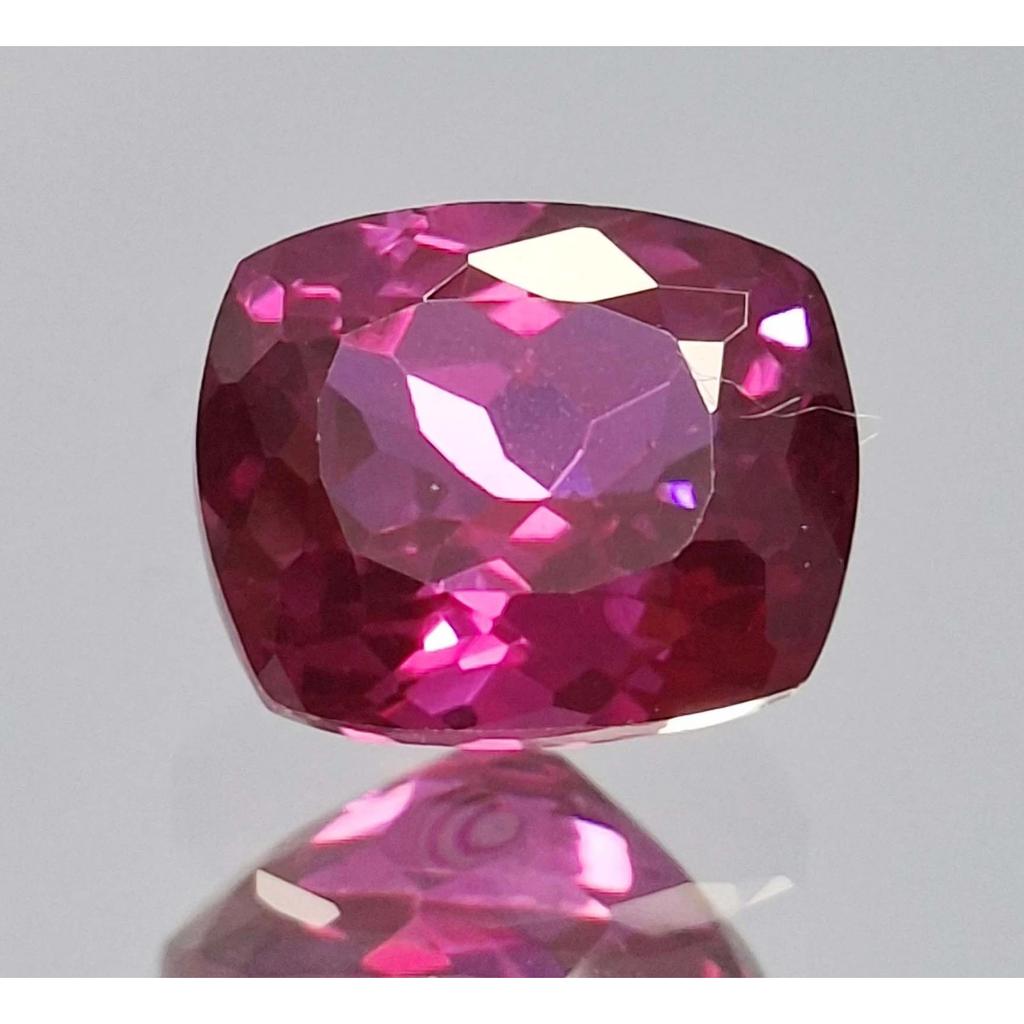 Certified Natural Dark Pink Ruby Cushion Cut 8-10 Ct Beautiful Loose Gemstone