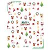 Cute Deer & Snowman Nail Art Stickers - Christmas Series Fashion Decor