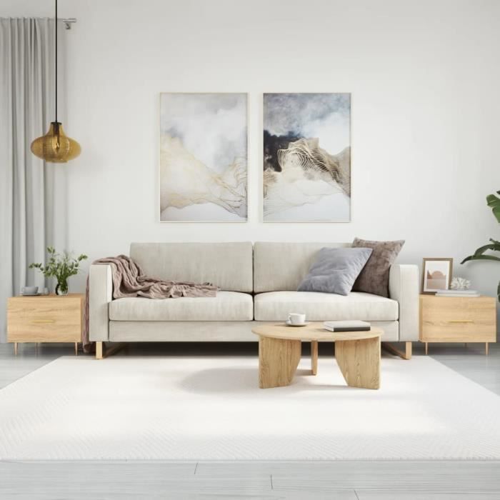 VidaXL Coffee Tables 2 Pcs Sonoma Oak 50x50x40 Cm Engineered Wood 829371