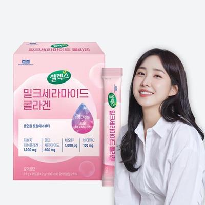 Selex Milk Ceramide Collagen 1 Box 28 Packets (1 Month Supply), Korean Health Food