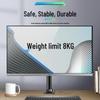 Verstellbarer LCD-Monitorständer mit teleskopischem Schwenkarm und Schreibtischklemme