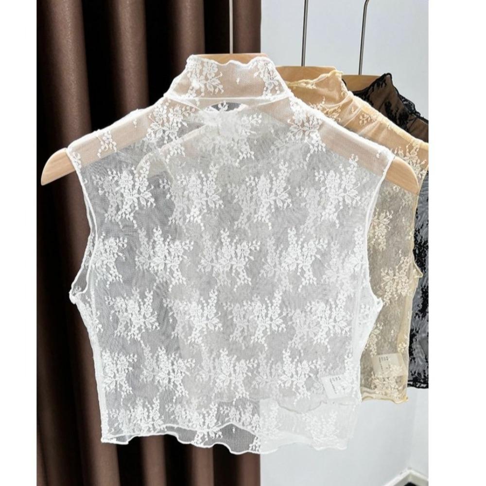 Koronkowy Kwiatowy Fałszywy Kołnierzyk Odpinany Bluzka Koszula Zdejmowany Kołnierzyk Moda Fałszywy Kołnierzyk Kobiety