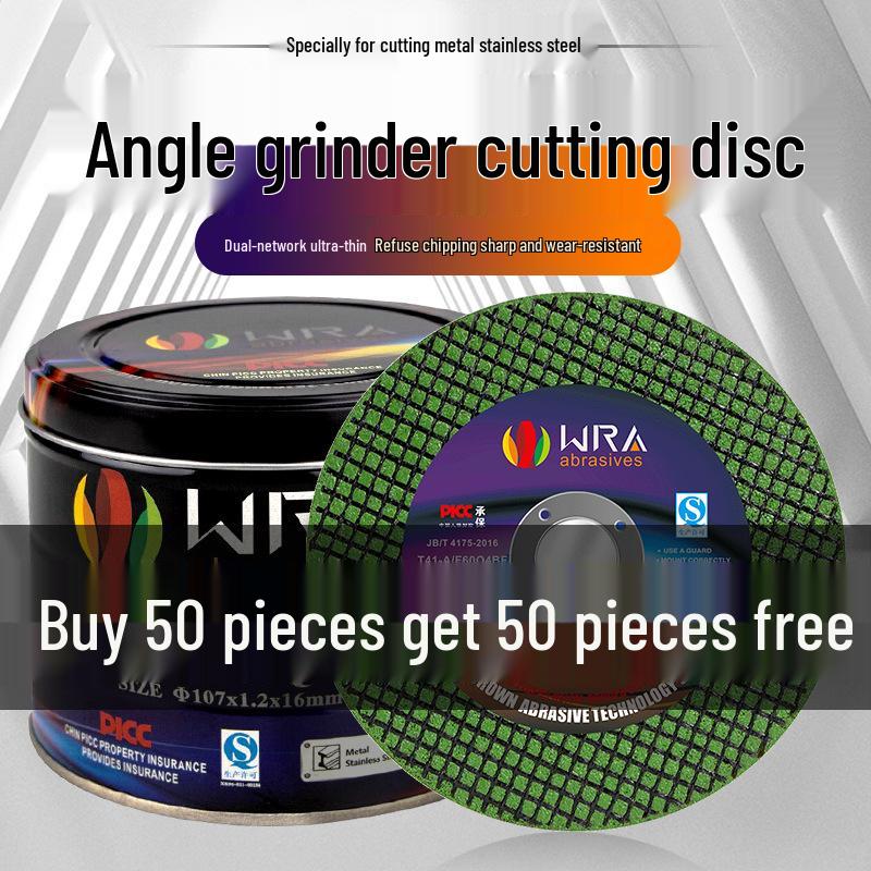 Ultra-Thin Stainless Steel Cutting Disc for Angle Grinder - 100mm Grinding & Polishing Wheel Saw Blade