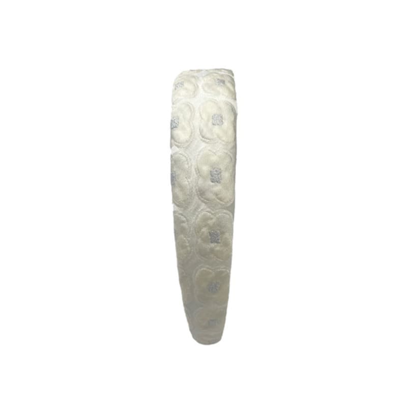 tibaeg JQ HAIRBAND Jacquard Hairband - IVORY