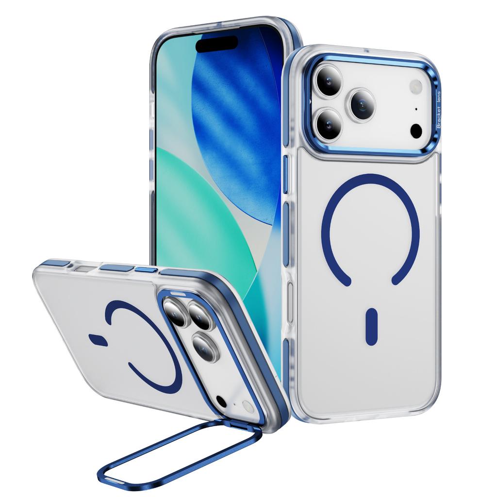 For Apple 17 Mobile Phone Case Skin-sensitive Magnetic Ring Stand 16pm Mobile Phone Case High-end Mobile Phone Case Rechargeable Mobile Phone Case