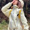 Paar Windjacke Damen Koreanischer Stil Retro Outdoor Wandern Kapuzenmantel Locker Frühling Herbst Mode