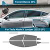 Solar UV Protector Summer Tint Film For Tesla Model Y Juniper 2025 2026-UP Car Front Rear Side Window Ceramics Trim Accessories  yhs9