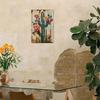 Metal Poster Retro Cactus Flower Bar Wall Art