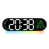 Large LED Wall Clock with Remote Control and Count Down Function 2 Alarms Temperature for Students and Professional