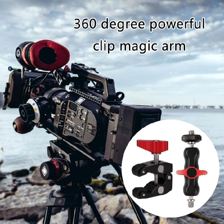 Photography Super Clamp Camera Mount with 360 Degree Ballhead Magics Arm for DSLR