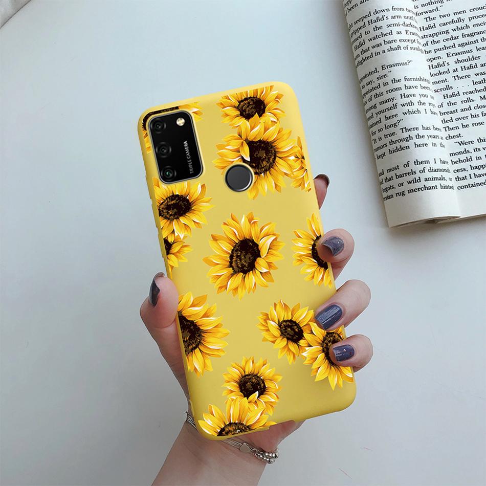 For Huawei Honor 9A Case 2020 Silicon Cover Soft Bumper Coque For Huawei Honor 9A Phone Cases MOA-LX9N Honor9A Love Heart Funda
