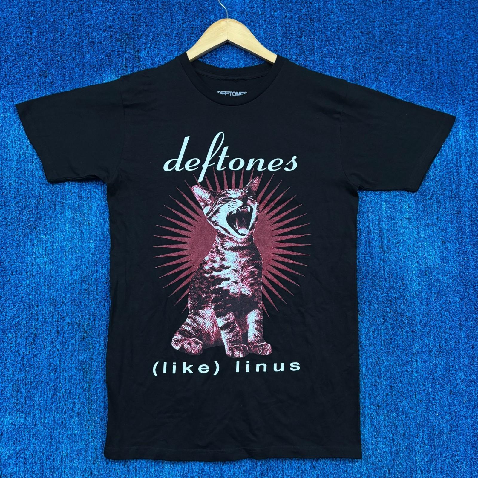 Deftones (Like) Linus Album Cover Cat Artwork Shoegaze Tee L Unisex T-Shirt XXXXL