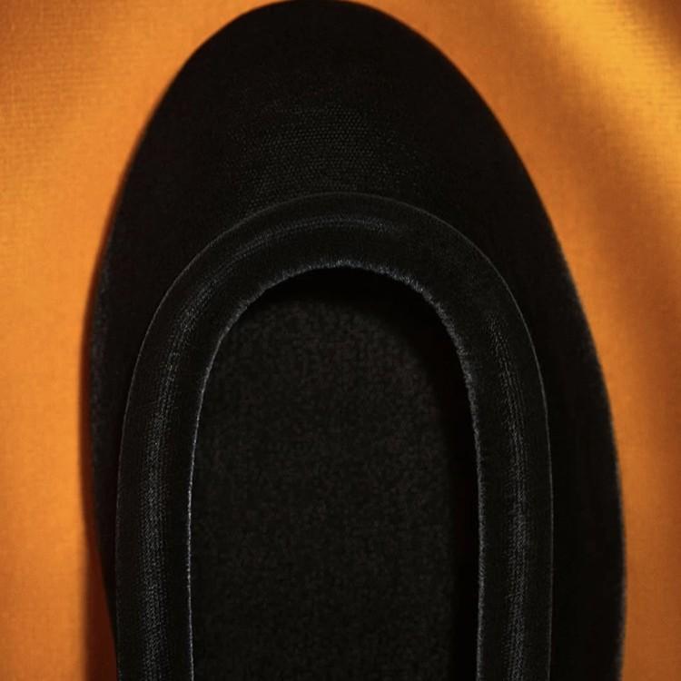 French ballet soft-soled single shoes women's new temperament velvet grandma shoes casual temperament Mary Jane women