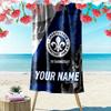 Custom Name SV Darmstadt 98 Print Beach Towel, Large Soft Quick Dry Towel for Beach Camping Swimming