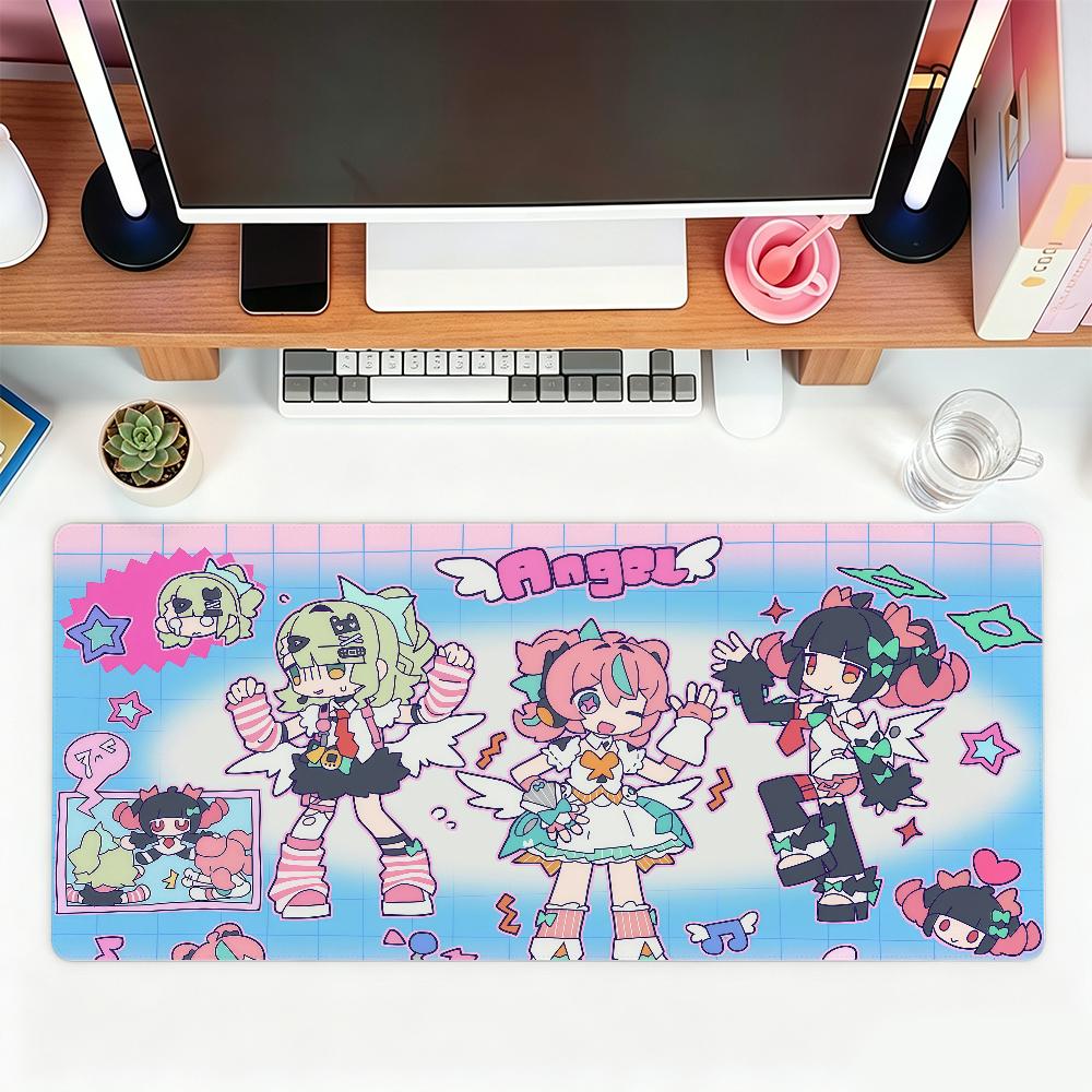 AOD Cute Angels of Delusion Anime Girl Zenless Zone Zero Mouse Pad For Office Gaming And Keyboards NonSlip Large Waterproof