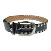 Belt with Laces with Personality Punk Versatile Air Eye Rivets and Beads Fashionable and Popular with Jeans Belt Belt
