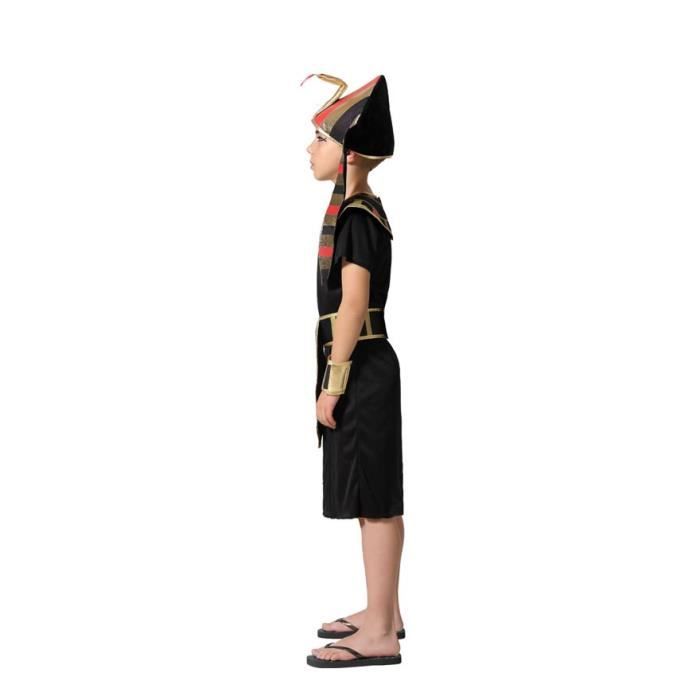 Déguisement de Pharaon sombre - ATOSA - 5-6 ans - Tunique, coiffe, ceinture - Mixte - Multicolor