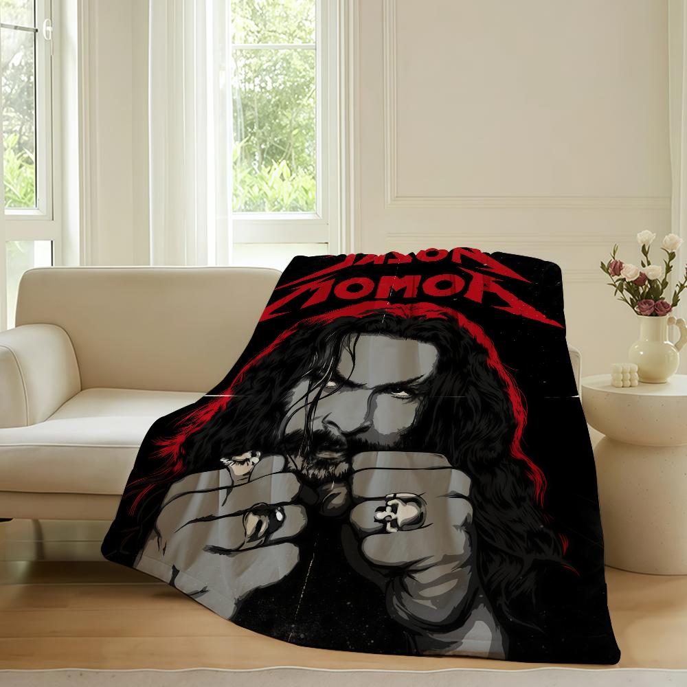 Americký herec Jason Momoa Deku Pro Pohovku Kancelář Postel Letadlo Cestování Spánek Čtení Relaxace Kempování Měkké A Teplé