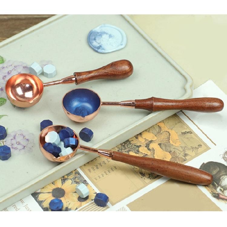 3 Pcs/Set Wax Sealing Melting Spoon Wax Seal Spoon Sealing Stamp Melting Spoon for Wax Seal Stamp Envelope