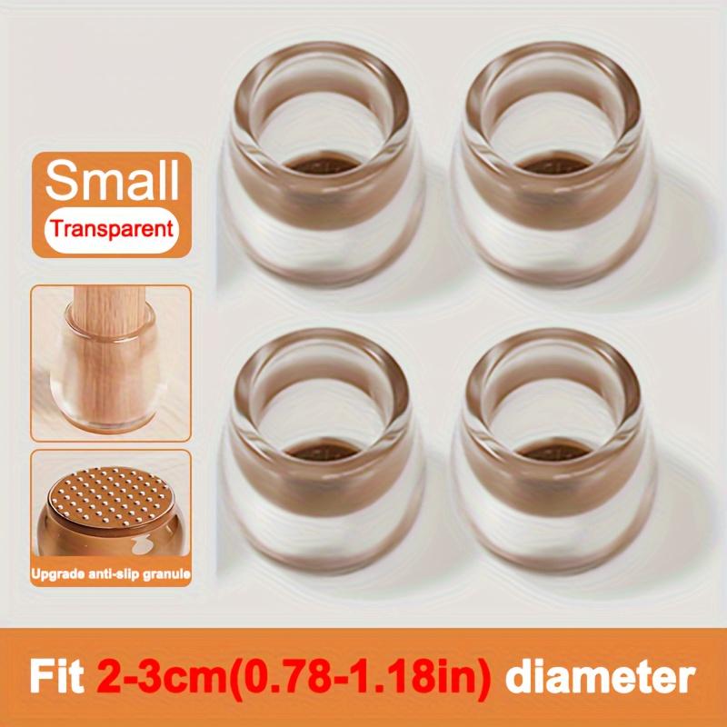 Upgrade Thick Super Wearproof Anti-Slip Granule Chair Leg Caps - Fit 0.79-1.18inch To 1.57-1.97inch Diameters and Widths - Plastic -Silent and Durable