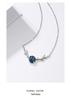 S925 Sterling Silver Versatile Deer Antler Necklace for Women - Japanese Style, Light Luxury Forest-Inspired Clavicle Chain