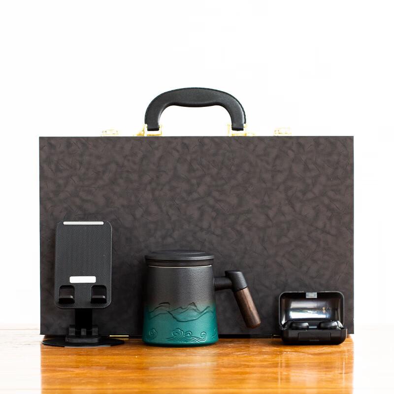 Tea Gift Set with Mug, Bluetooth Speaker, and Phone Holder