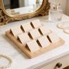 Creative Wooden Jewelry Display Stand for Earring Studs and Dangles