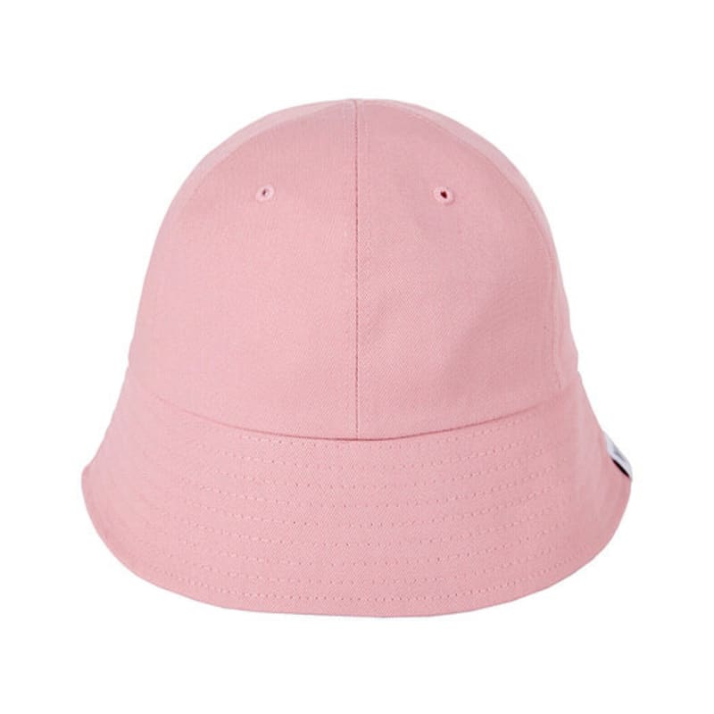 VARZAR Monogram Label Round Bucket Hat Pink