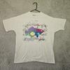 Vintage T Shirt Men XL Fish Nature Animals Ocean 3D Texture Gran Single Stitch