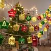 Christmas Led String Lights With Santa Snowman Reindeer For All Holiday Scenarios