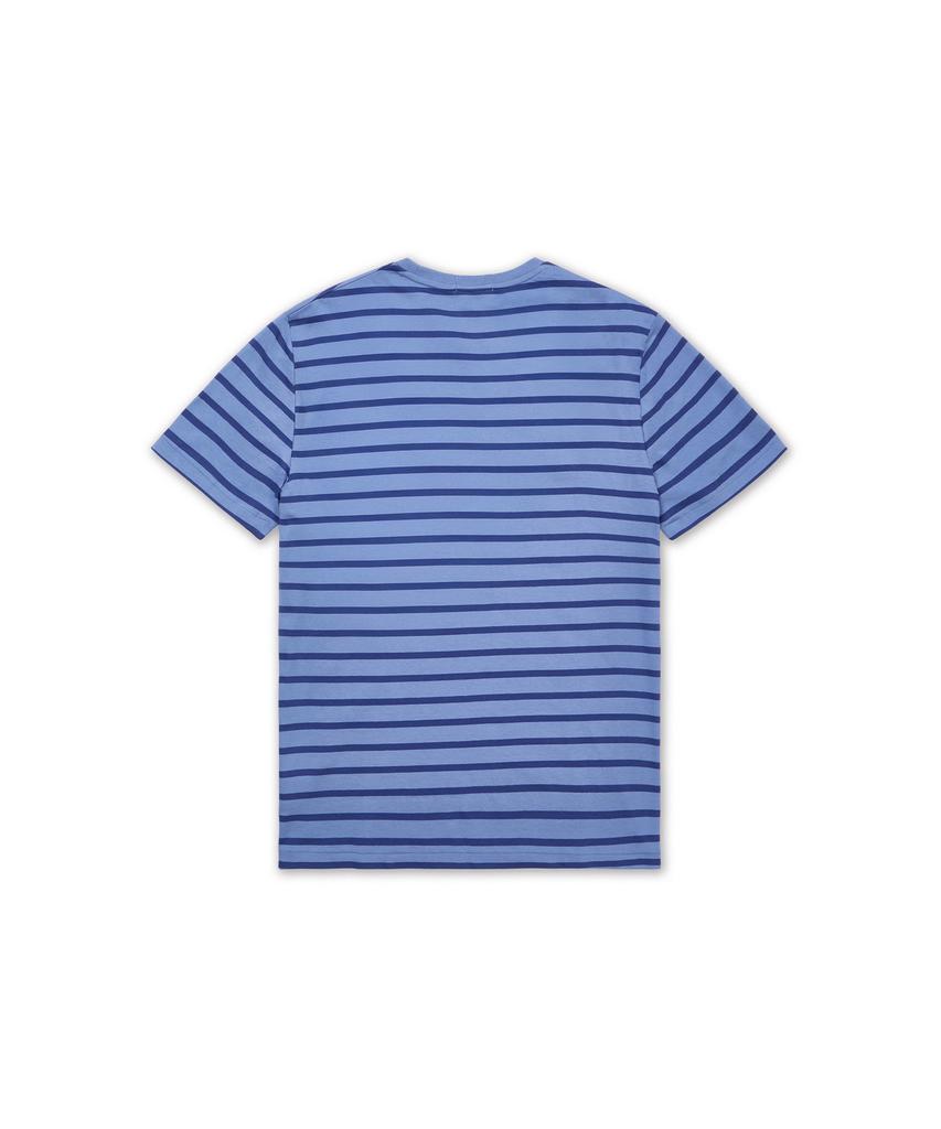 POLO RALPH LAUREN Custom Slim Fit Striped Jersey T-Shirt - Blue