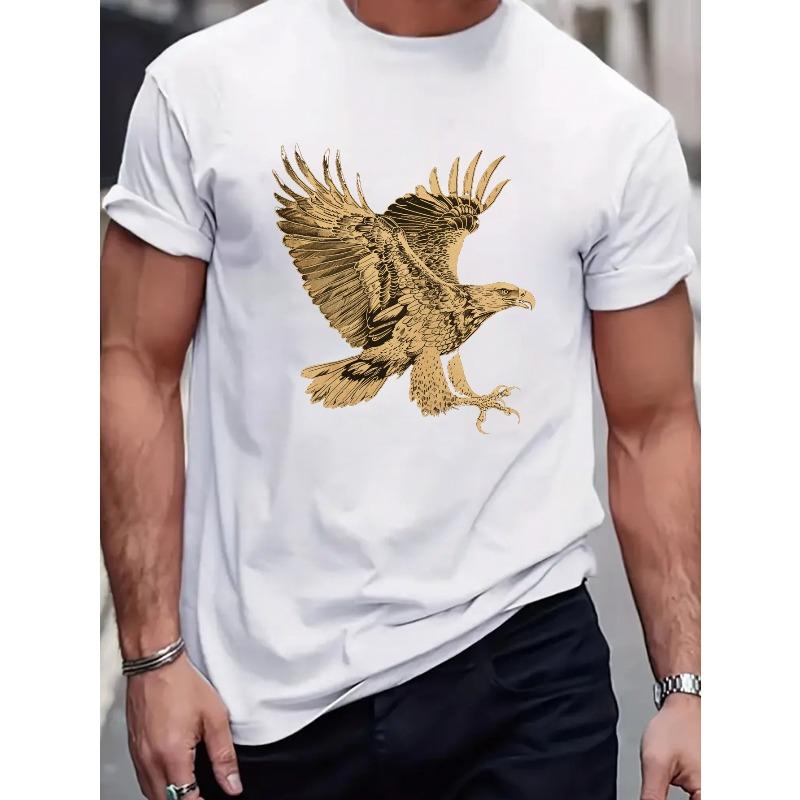 Europäische Größen Herren Freizeit T-Shirt mit geometrischem Print - Atmungsaktiv, Rundhalsausschnitt, Kurzarm - Perfekt für den Sommer & Outdoor-Aktivitäten